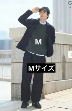 【新品】ユニクロ ブラッシュドジャージージャケット　2025年　ネイビー