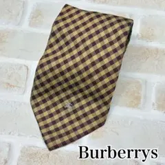 Burberrys バーバリー　ネクタイ　チェック柄　絹100% メンズ小物のサムネイル