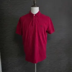【90s・USA製・超美品】ポロラルフローレン ポロシャツ L レッド