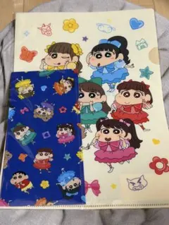 FRUITS ZIPPER×クレヨンしんちゃん　クリアファイル チケットケース