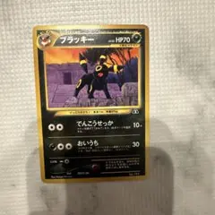 旧裏ポケカNEO ブラッキー LV.33 2枚 プレミアムファイル 遺跡をこえて