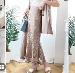 CLASSICAL ELF♡花柄レースマーメイドスカートのサムネイル