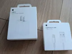 Apple アップル　アダプター20W　ライトニングケーブル1メートル