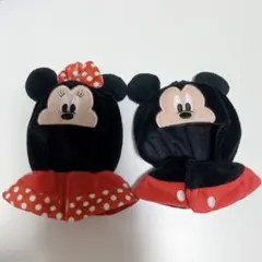 ミッキー ミニー ぬいぐるみ用 ポンチョセット