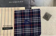 【新品】バーバリー　ホースとロゴ カルバンクライン　タオルハンカチ 3枚組
