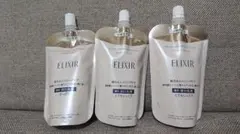 新品エリクシールエイジングケア美白乳液エマルジョンつめかえ3点セット