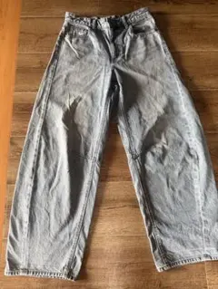 GU バレルレッグジーンズ（標準71.0～ 75.0cm）ブルー　Lサイズ