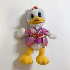 東京ディズニーランド　ドナルド　夏祭りぬいぐるみバッジ