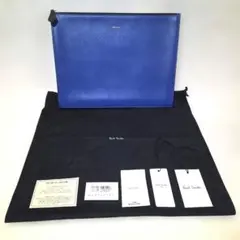 ポールスミス Paul Smith クラッチバッグ セカンドバッグ ブルー