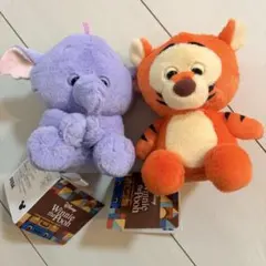 くまのプーさん　レトロメモリー　ぬいぐるみ　ねむいver. ランピー　ティガー