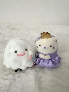 すみっこぐらし　ハロウィン　ねこ　おばけ　ほこり　てのりぬいぐるみ　セット
