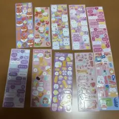 かわいいキャラクターシールセット35枚