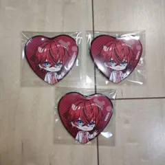 罪木蜜柑 ハート型アクリルバッジ 6個セット - メルカリ