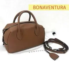 BONAVENTURA ソフィア トートバッグ シュリンクレザー グレージュ