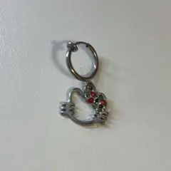 ハローキティ シルバーイヤリング