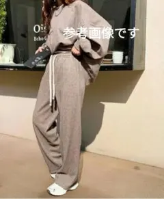 未使用 ダークエンジェル ピンタック パンツ ズボン ブラウン 短め丈 XL