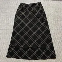 Leilian レリアン　ステッチデザイン　ロングスカート　サイズ11