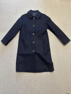 美品　A.P.C. ウールコート　ステンカラーコート ネイビー　36レディース