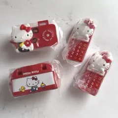 ハローキティ なつかしアイテムミニチュアコレクション 4点セット