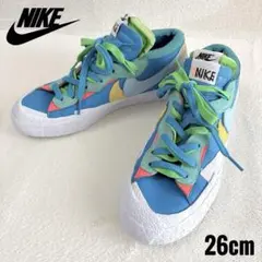 極美品☆KAWS × sacai × Nike Blazer Low