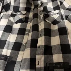 OFF-WHITE チェックシャツ 長袖 ブラック ホワイトのサムネイル