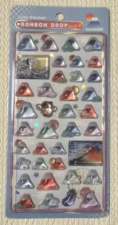 【最安値】ボンボンドロップシール 和柄 富士山 クーリア