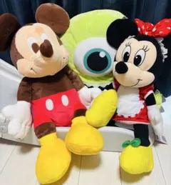 【タグ付き・未使用】ミッキー・ミニー・マイク　ぬいぐるみ3体セット