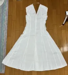 MNG COMMITTED ノースリーブ ロングワンピース ホワイト