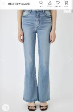 MOUSSY MVS L/BLU FLARE 27inch