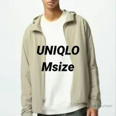 UNIQLO ユニクロ ドライEXUVカットフルジップパーカ ベージュ M