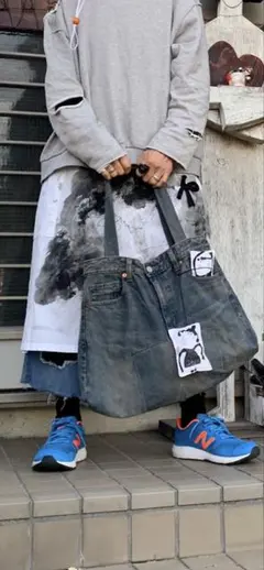 さゆみの部屋　リメイクデニム（手提げ袋）