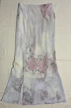 SNIDEL ラインタイダイスカート　美品のサムネイル