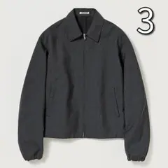 AURALEE BONDED TROPICAL WOOL ZIP BLOUSONのサムネイル
