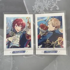 あんスタ パシャこれ Knights 朱桜司 鳴上嵐 箔押し セット
