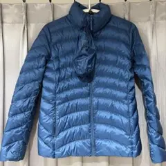 UNIQLO ブルー ウルトラライトダウン　ジャケット L 収納袋付き