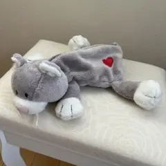 【未使用】NICI グレーキャット フィギュアポーチ