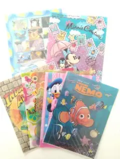 ディズニークリアファイル7枚セット(内 見開き2枚)