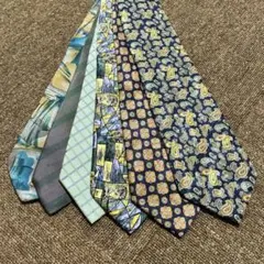 ネクタイセット 6本 昭和 レトロ柄 ヴィンテージ まとめ売り ネクタイ メンズ