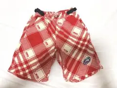 counter culture 半ズボン 赤 白 チェック 冬 100
