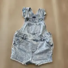 GAP baby デニム オーバーオール ショート丈 18-24サイズのサムネイル