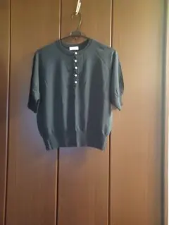 極美品✨ 25SS ユナイテッドアローズ ライトスポンジ ブラウス 黒