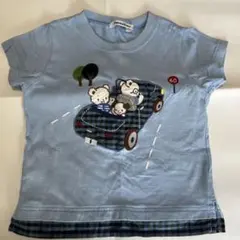 ファミリア ファミちゃん 車 チェック Tシャツ - メルカリ