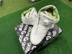 gravis golf ゴルフシューズ ホワイト カモフラ25.5cm - メルカリ