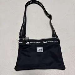 Lee ブラック ショルダーバッグ