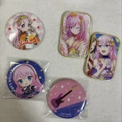 プロセカ　鏡音ルカ　缶バッジ 5個セット
