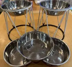 S.P.B. Tall Mサイズ 2個セット 犬 猫 餌箱 スタンドのサムネイル