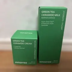 イニスフリー グリーンティー セラミドミルクエッセンストナー バリア クリーム