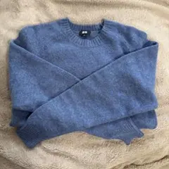 UNIQLO 完売品 スフレヤーンクルーネックセーター