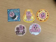 【値下げ】おぱんちゅうさぎ　5枚セット　スシロー　まんまる焼き　ファミマ