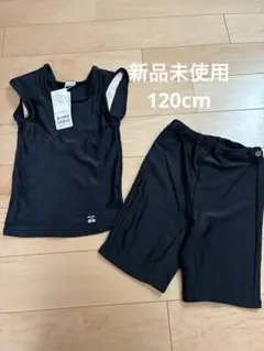 最終値下げ　petit main 120 新品未使用　ネイビー　水着　タンキニ